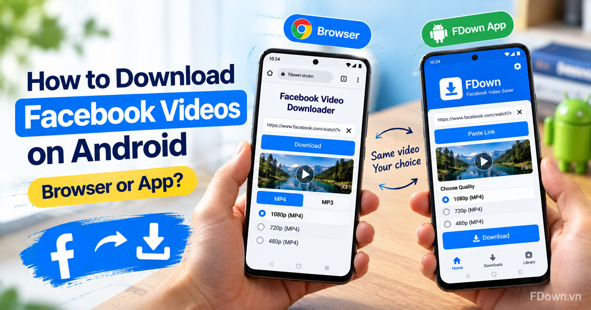 How to Download Facebook Videos on Android: Browser or App