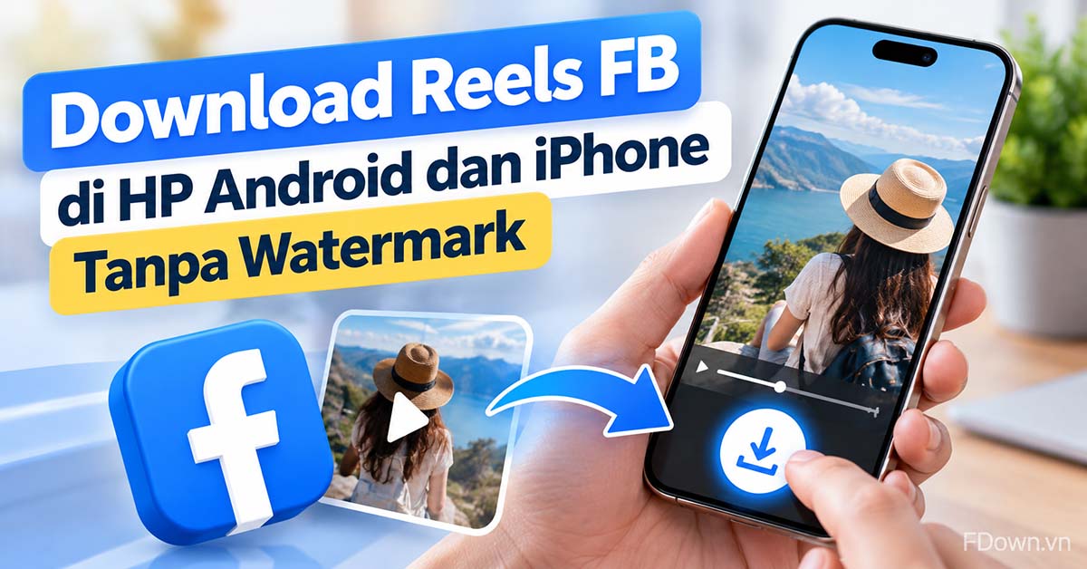 Cara Download Reels FB di HP Android dan iPhone Tanpa Watermark