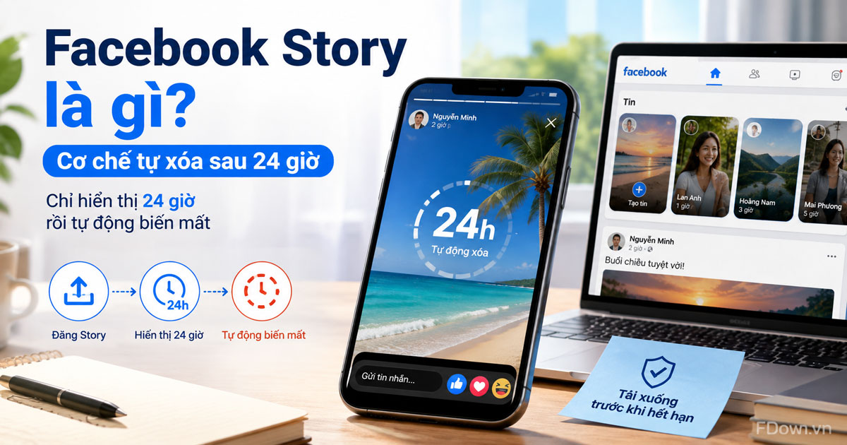 Facebook Story là gì và cơ chế tự xóa sau 24 giờ